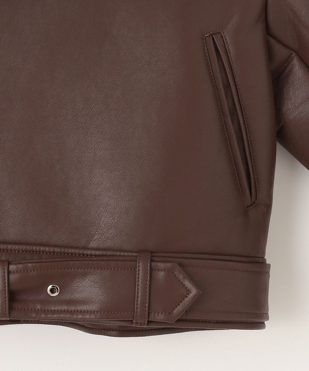 NAVE 【Nave】ヴィーガンムートン ライダースジャケット 