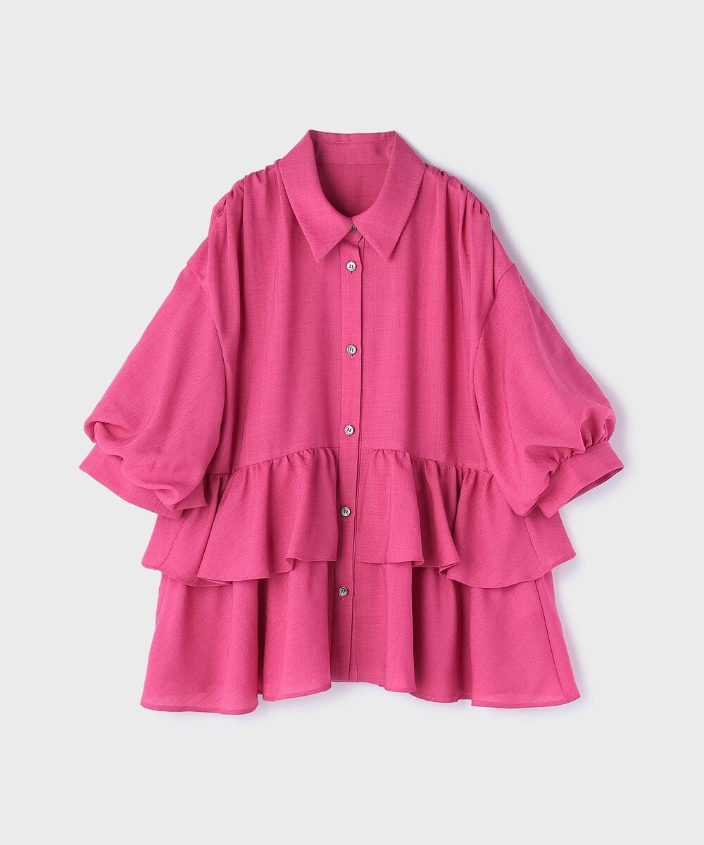 GRACE CONTINENTAL ティアードシャツチュニック 