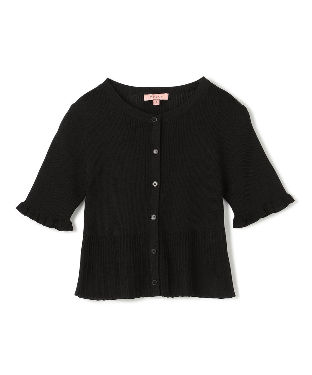 TOCCA HALF SLEEVE AJISAI  半袖カーディガン 