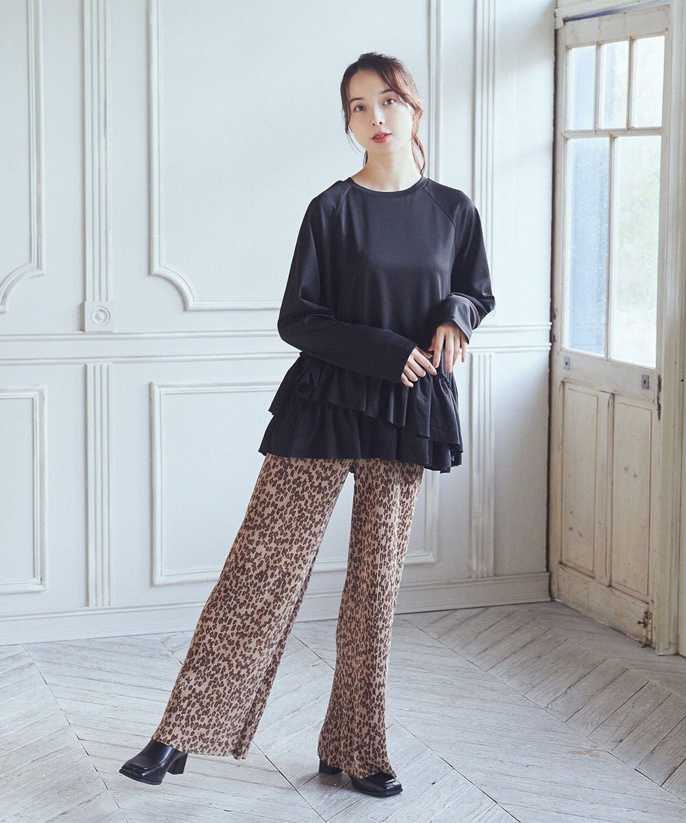 earth music&ecology フリルヘムプルオーバー 