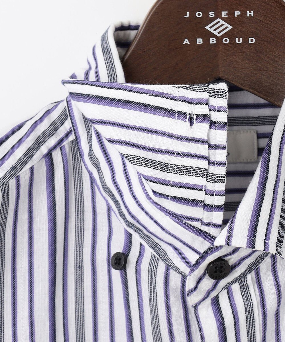 JOSEPH ABBOUD 【キングサイズ・サステイナブル】ソアロンストライプ シャツ 
