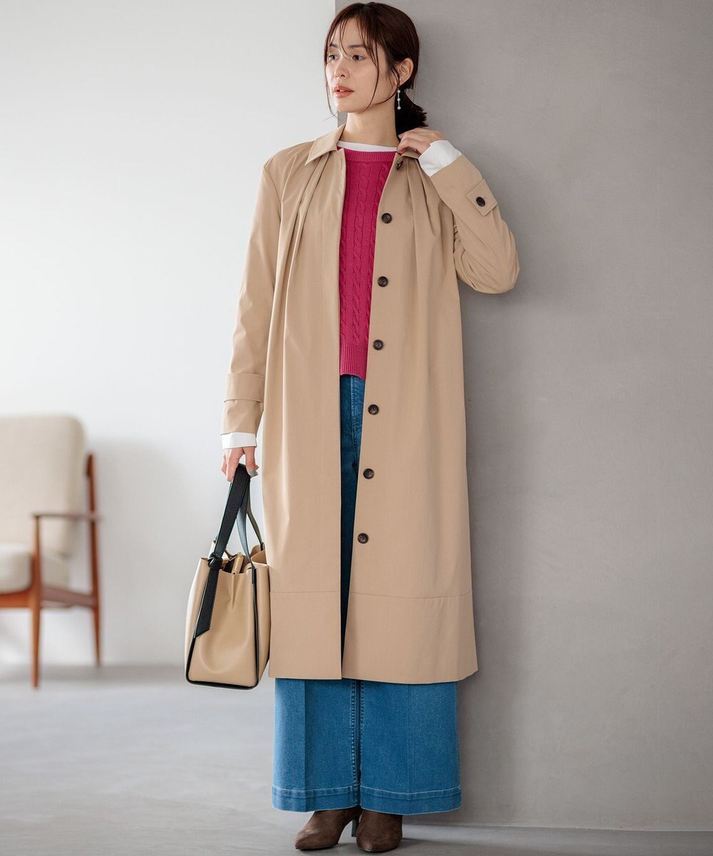 組曲 ワイドストレートデニム パンツ 