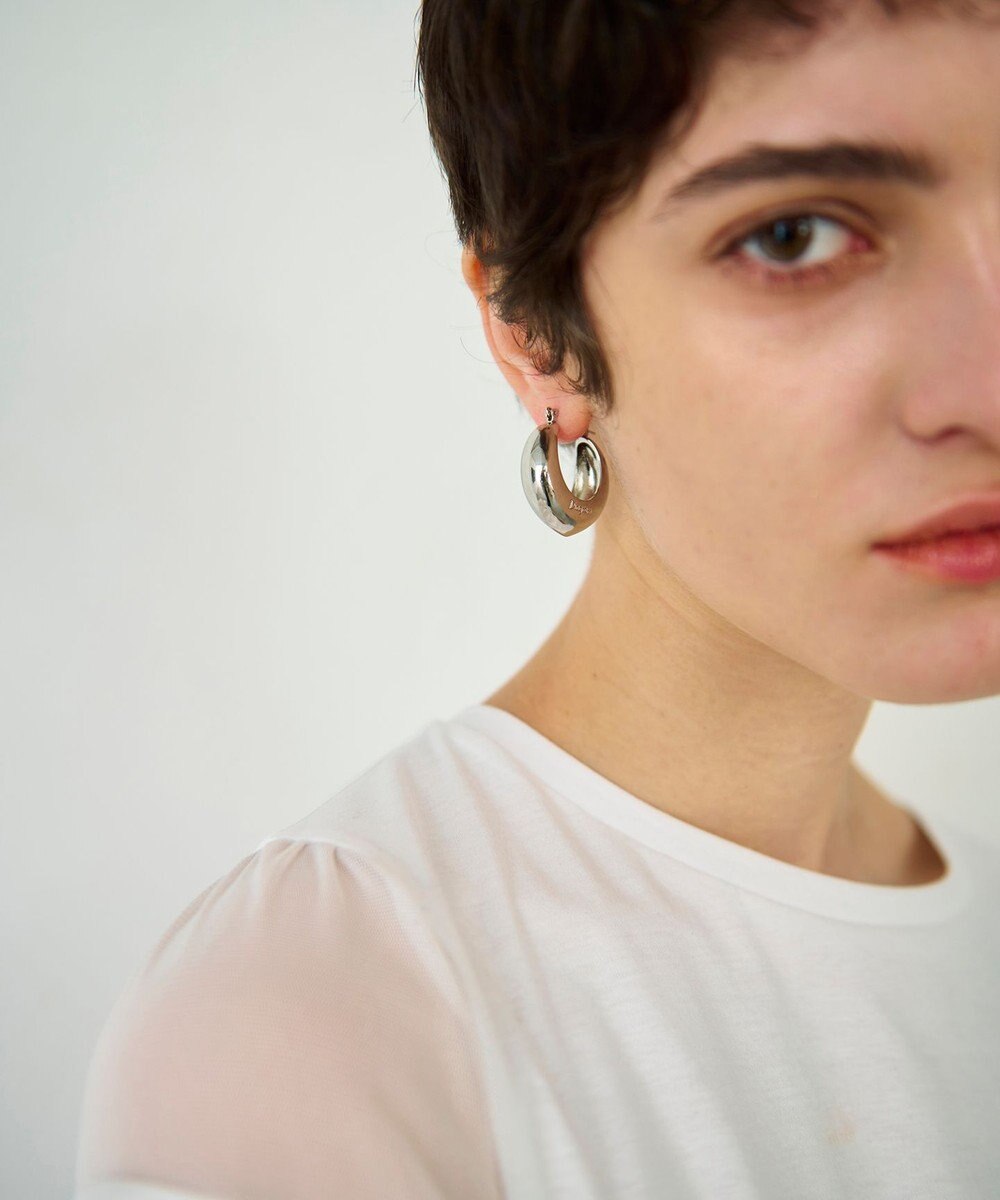 GRACE CONTINENTAL ボリュームフープピアス 