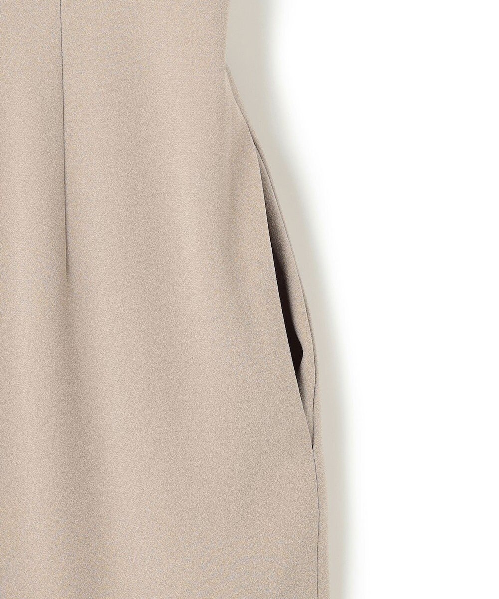BEIGE， 【洗える・L-size】CINDY / クルーネックノースリーブワンピース 