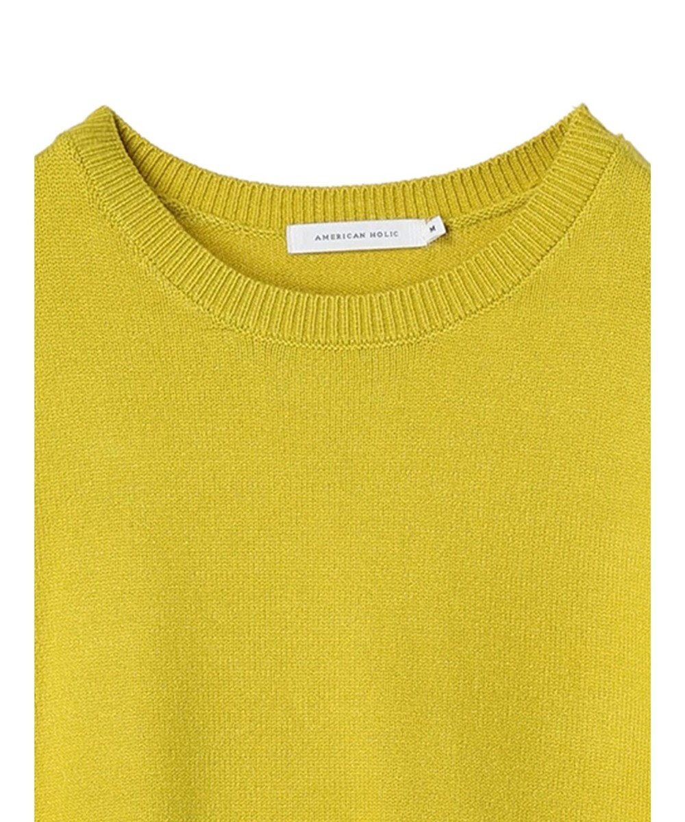 AMERICAN HOLIC バイパチ袖ボリュームニットプルオーバー　 