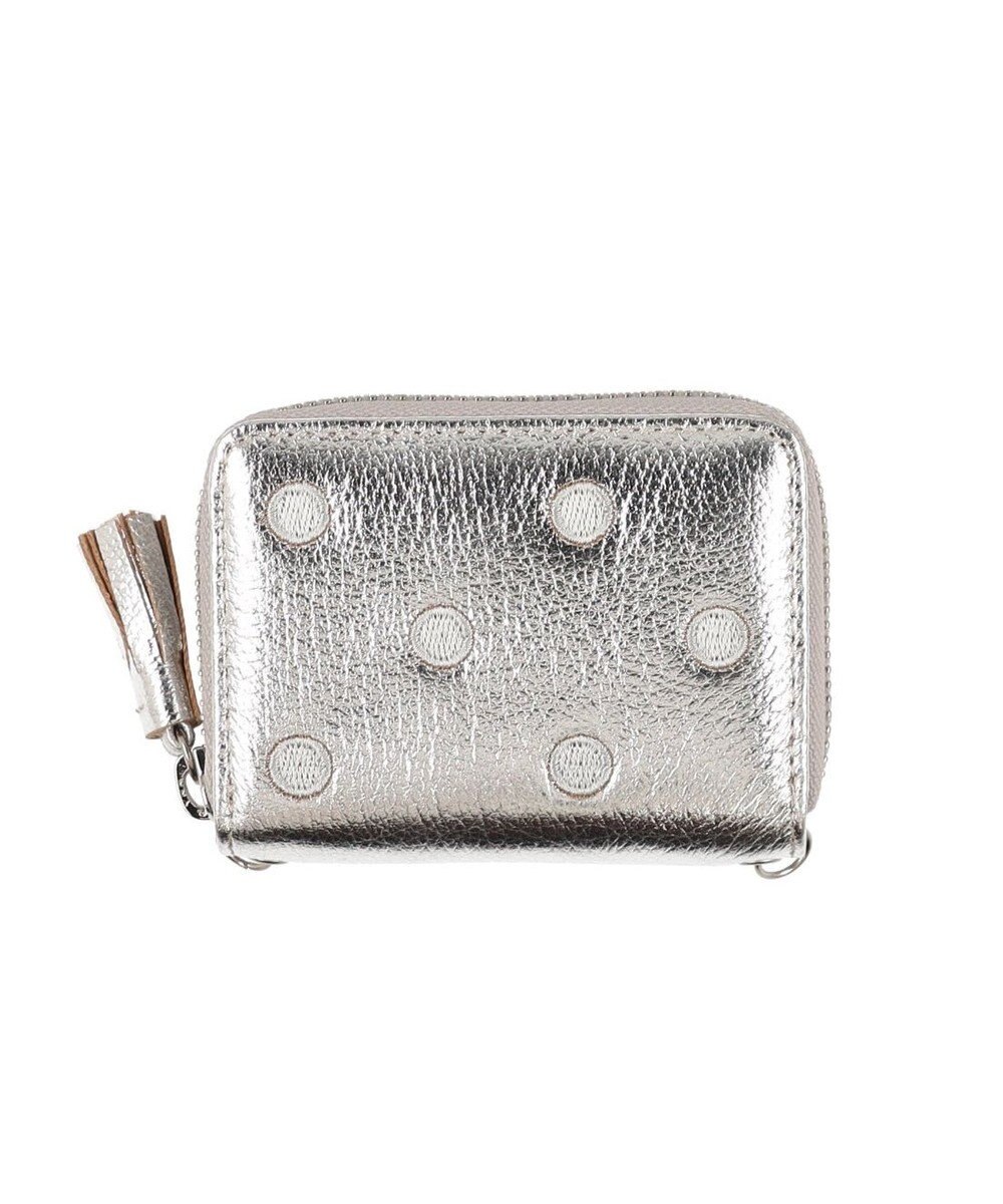 UNBILLION ペルケ perche / ドット刺繍ジャバラチャームウォレットショルダー 