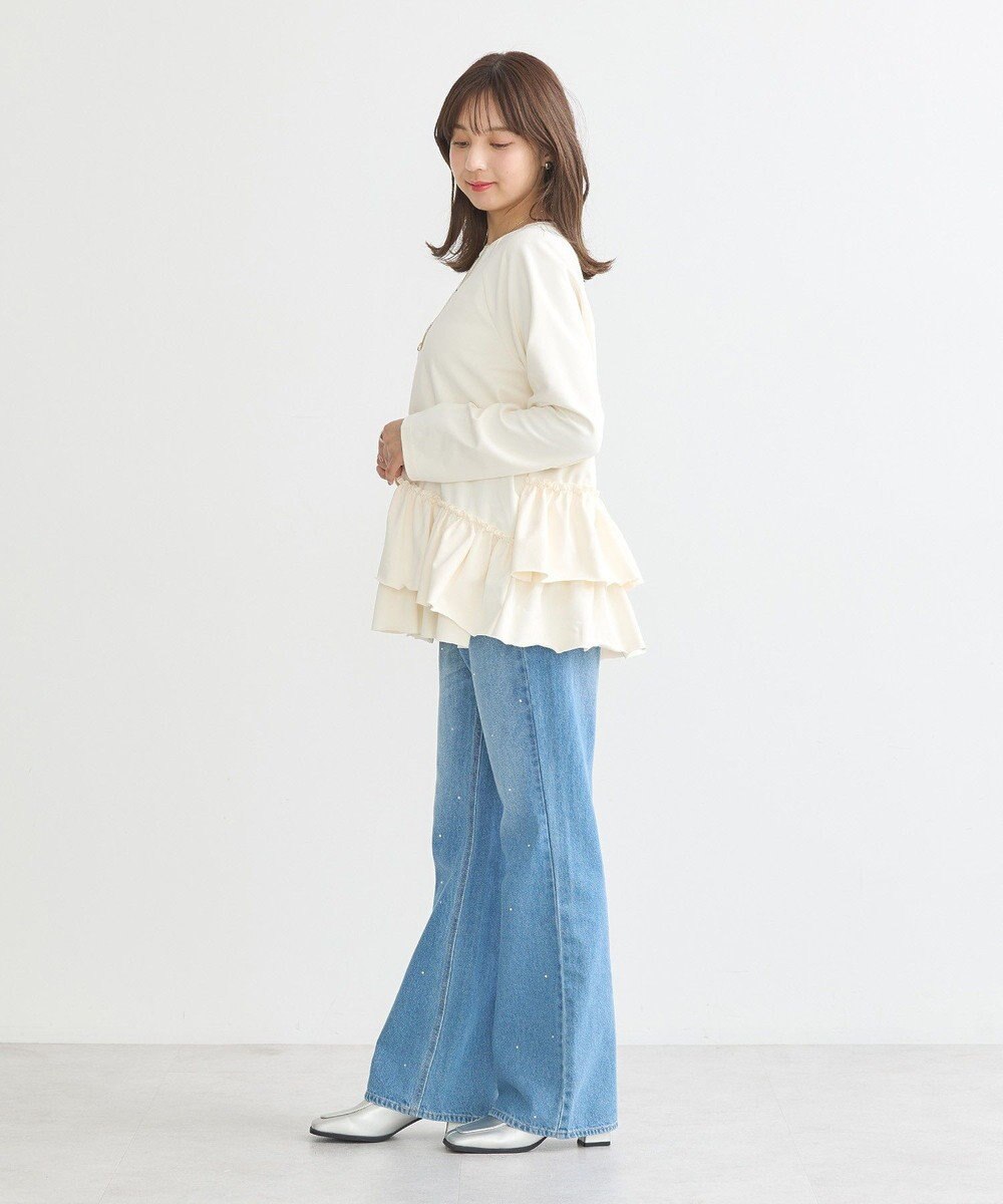 earth music&ecology フリルヘムプルオーバー 