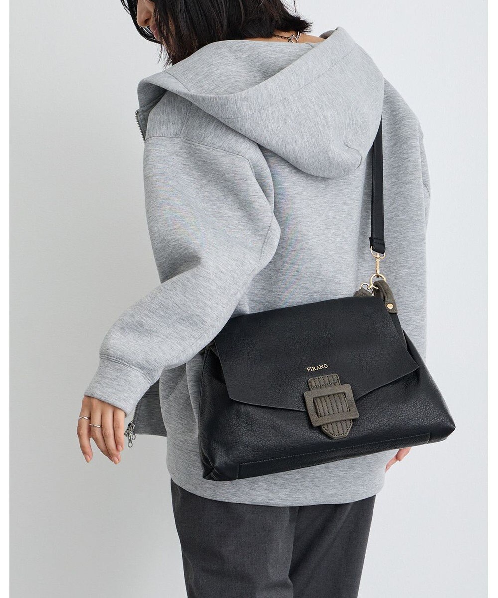 MioFIRANO バックル付きフラップトートバッグ 2WAY　FIRANO フィラノ 