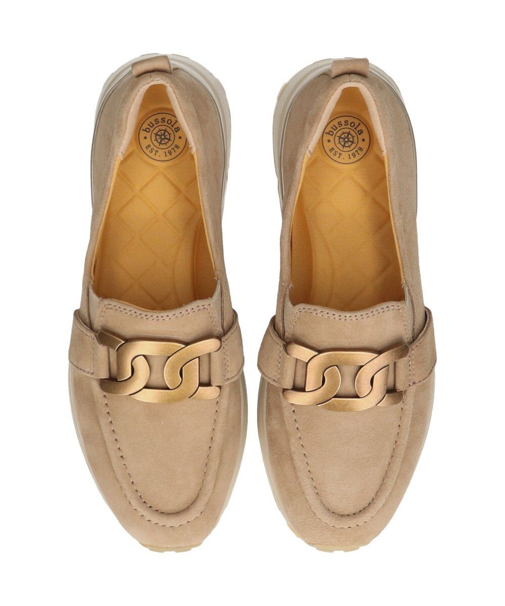 INTER-CHAUSSURES 【BUSSOLA】メタル飾りローファースニーカー 