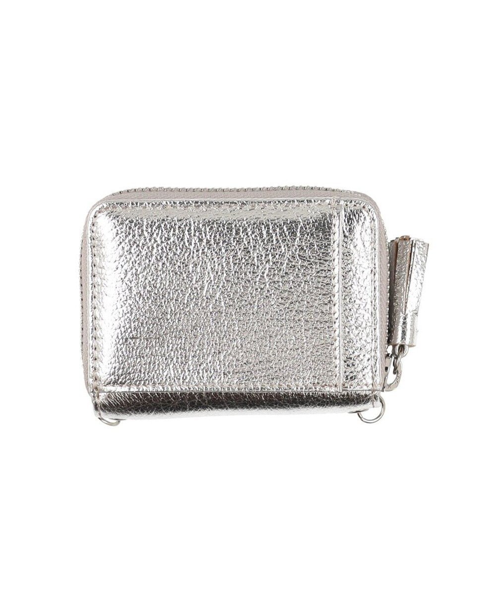 UNBILLION ペルケ perche / ドット刺繍ジャバラチャームウォレットショルダー 