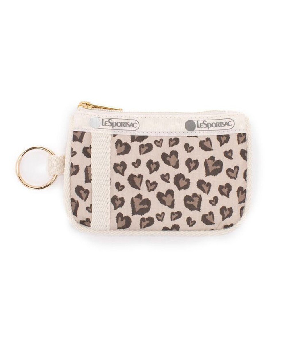 LeSportsac KEY CARD HOLDER/ラテハートレオパード ラテハートレオパード