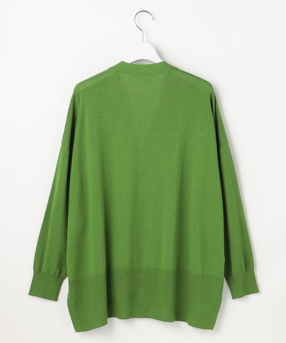 自由区 ドライシアーファインゲージ カーディガン 