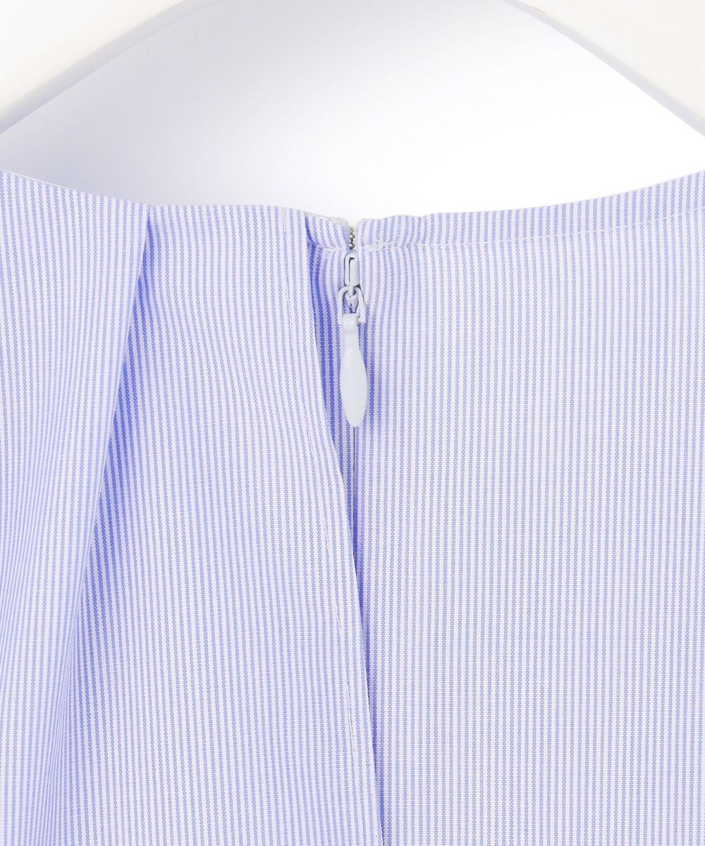 ICB L 【洗える】クリーンブロード ラッフルデザインブラウス 