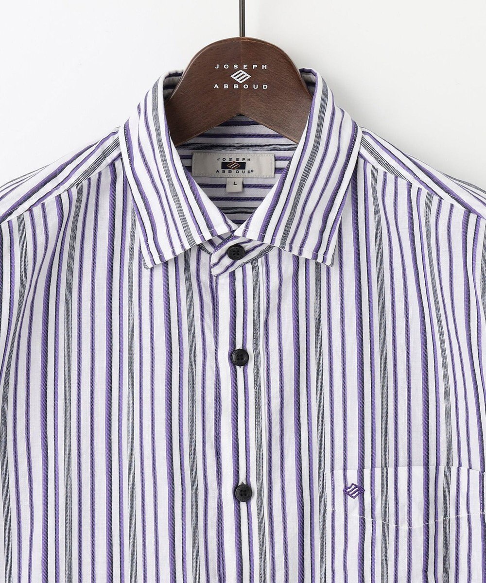 JOSEPH ABBOUD 【キングサイズ・サステイナブル】ソアロンストライプ シャツ 