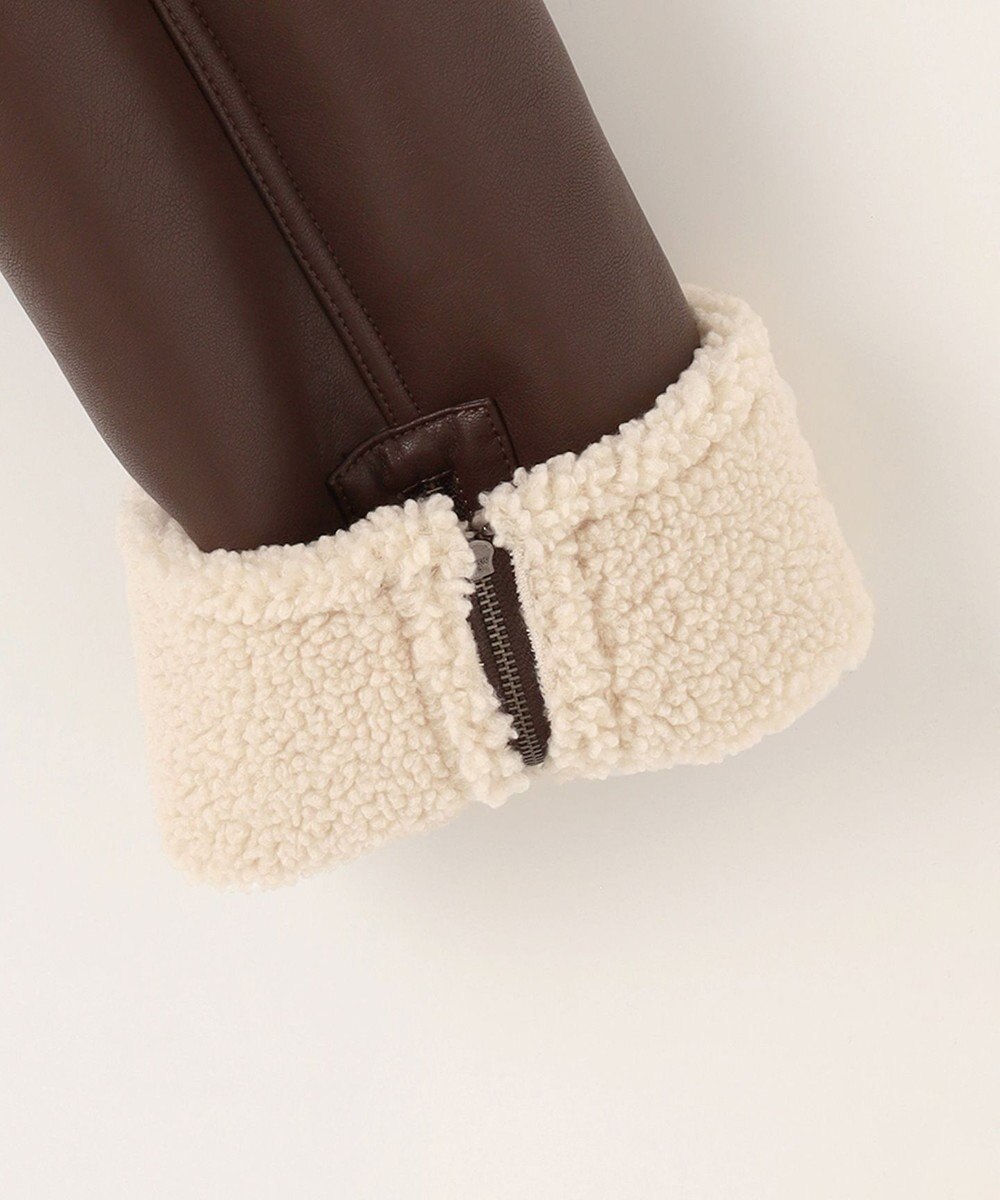 NAVE 【Nave】ヴィーガンムートン ライダースジャケット 