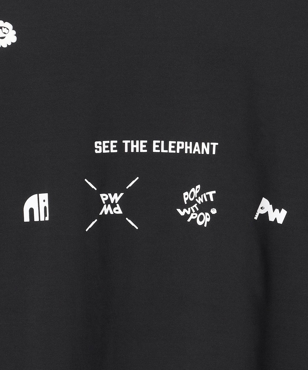 PW CIRCULUS 【WOMEN】アニマルグラフィックモックネック  ゴルフウェア レディース 