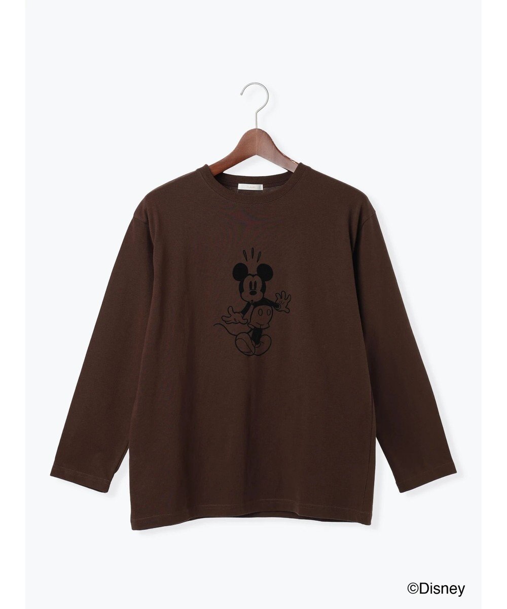 Te chichi 【Disney】ミッキー/フロッキープリントロンT 