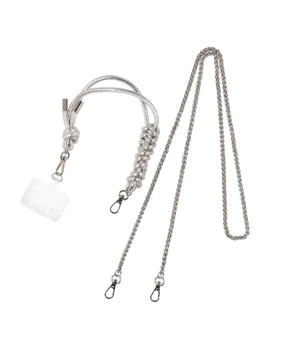 UNBILLION ペルケ perche / ドット刺繍ジャバラチャームウォレットショルダー 