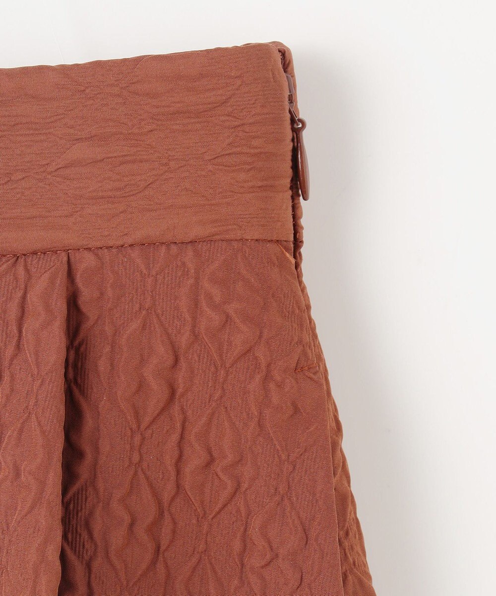 UNFILO エンボスフレアスカート 