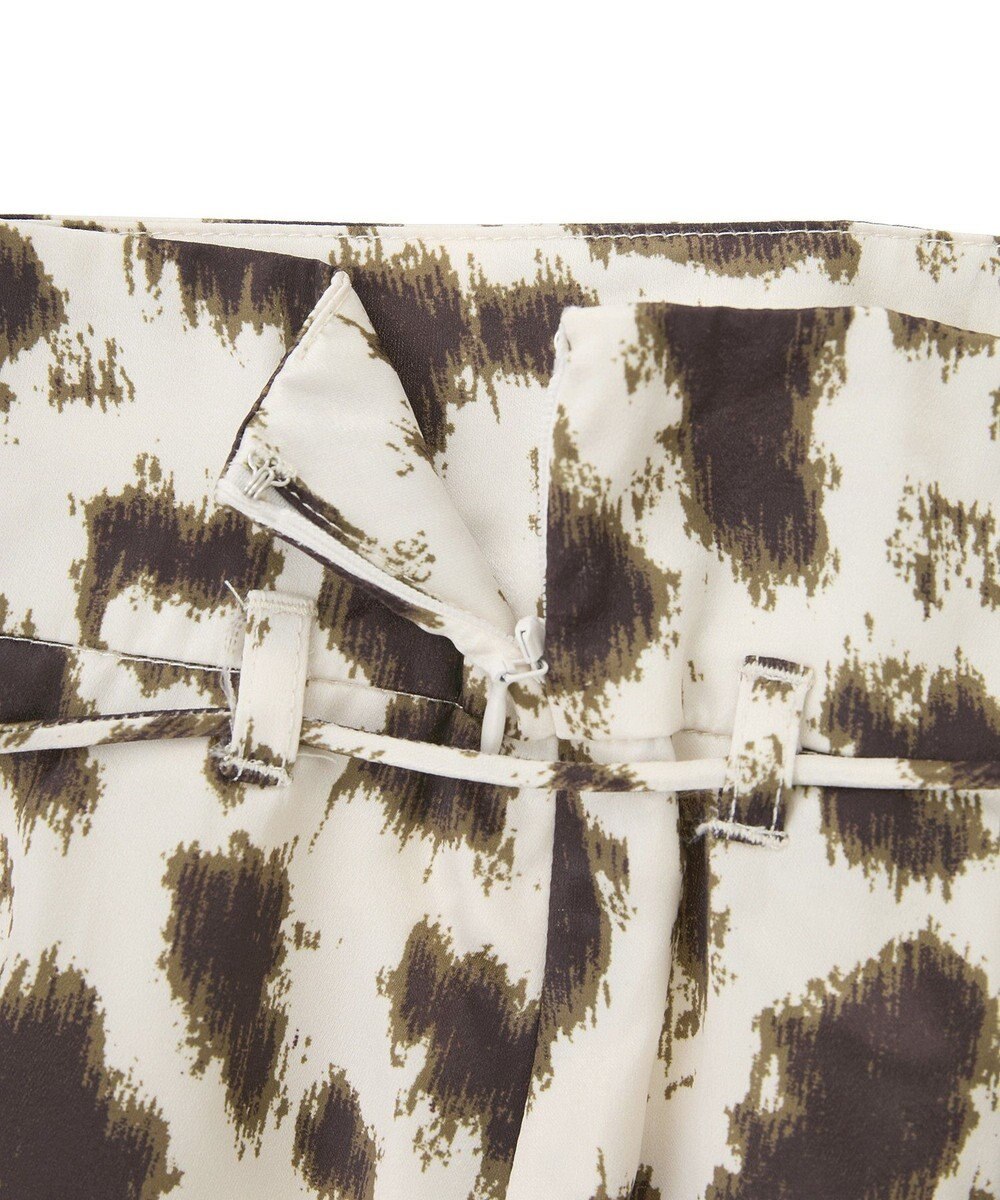 CRAFT STANDARD BOUTIQUE ヒョウ柄プリントIラインスカート 