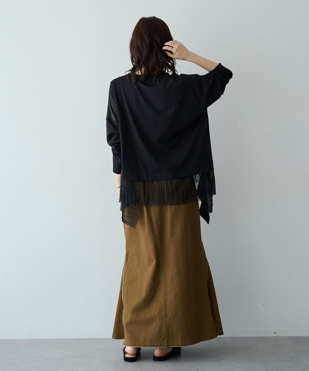 YECCA VECCA 裾アシメデザインプルオーバー② 