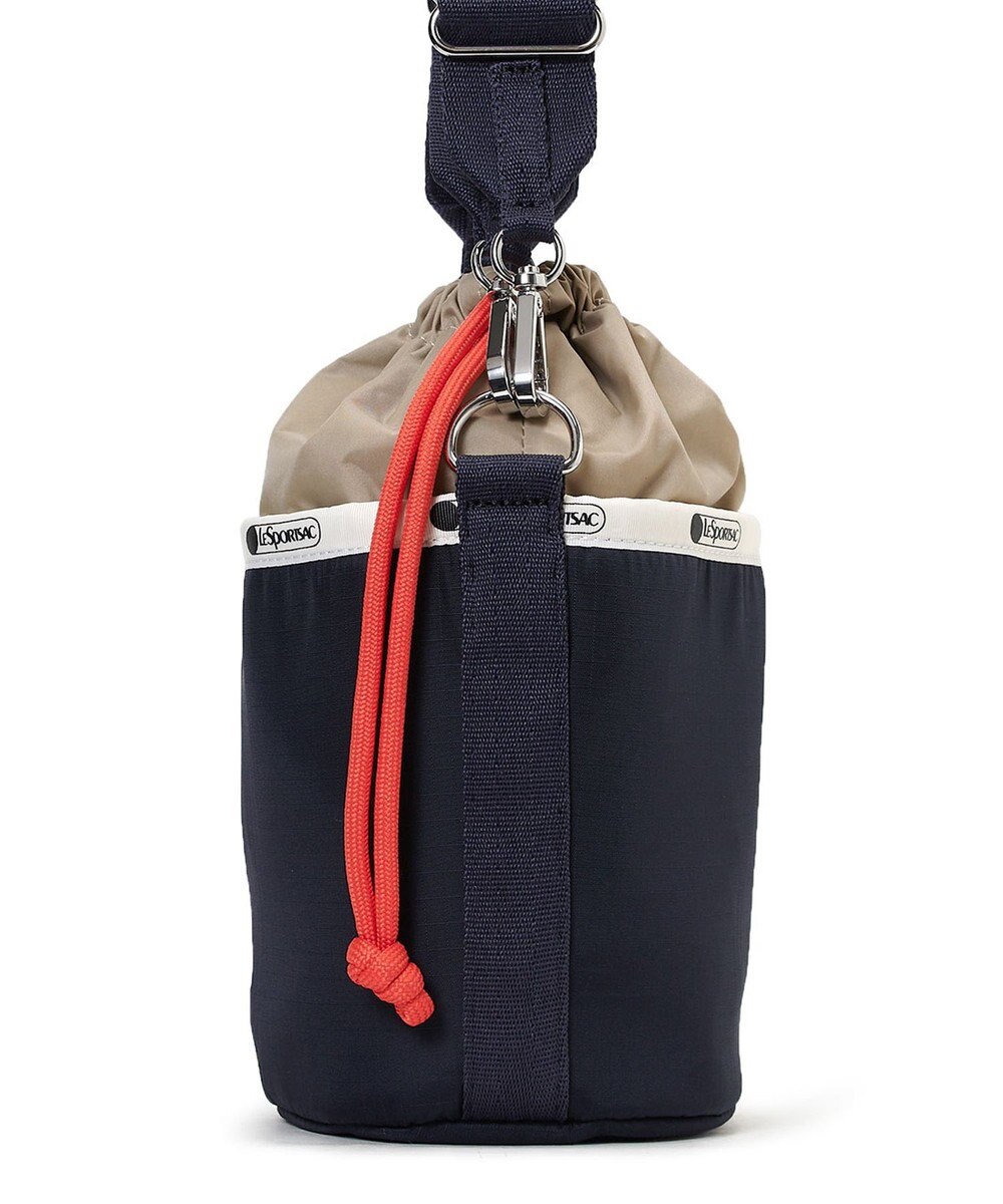 LeSportsac SM DRAWSTRING BUCKET/ディープシーベージュ/マンダリンコード 