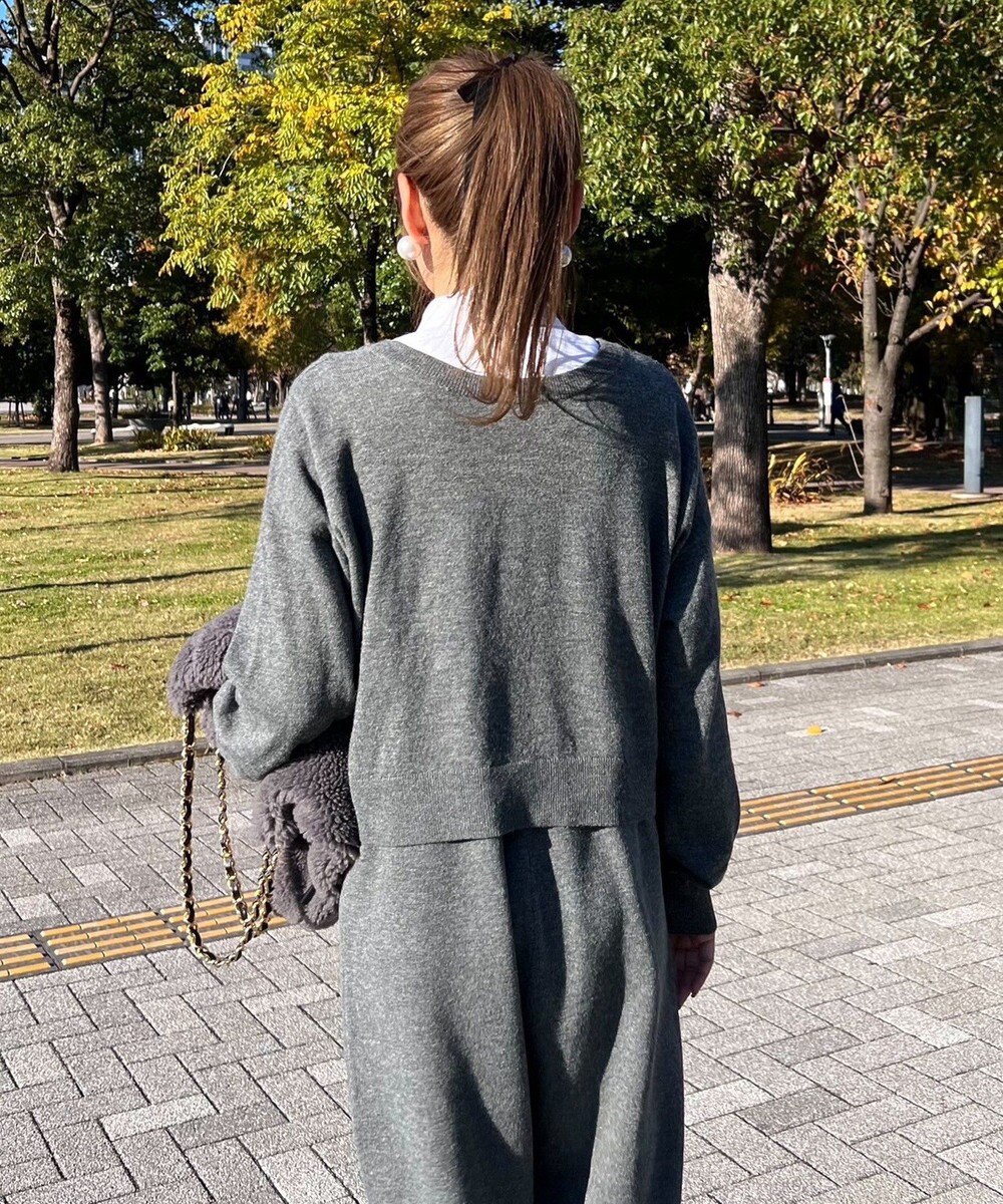 Green Parks ２ＷＡＹ　ショート丈ニットプルオーバー 