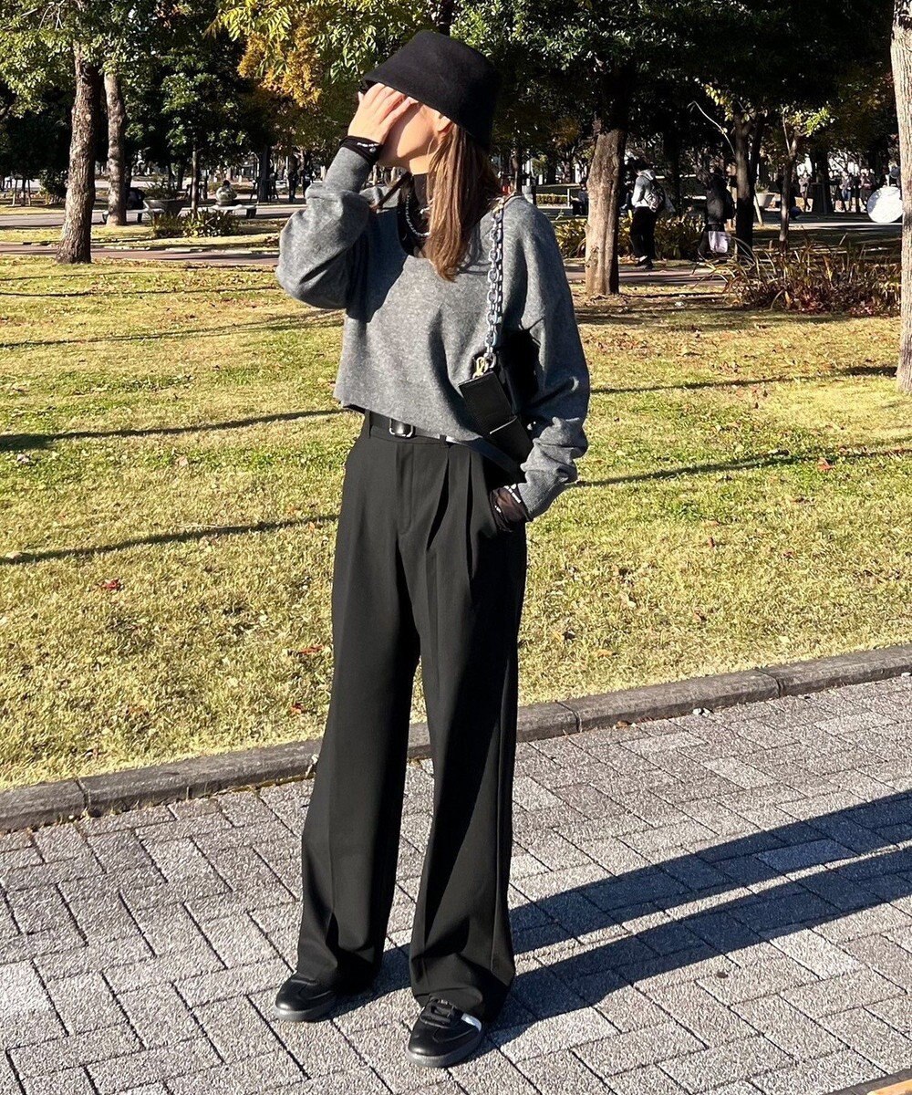 Green Parks ２ＷＡＹ　ショート丈ニットプルオーバー 