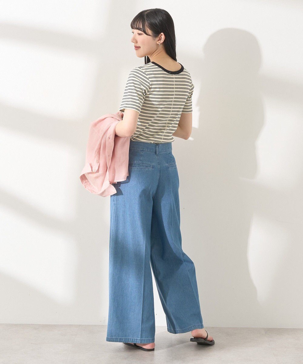 AMERICAN HOLIC リブ　５分袖トップス 