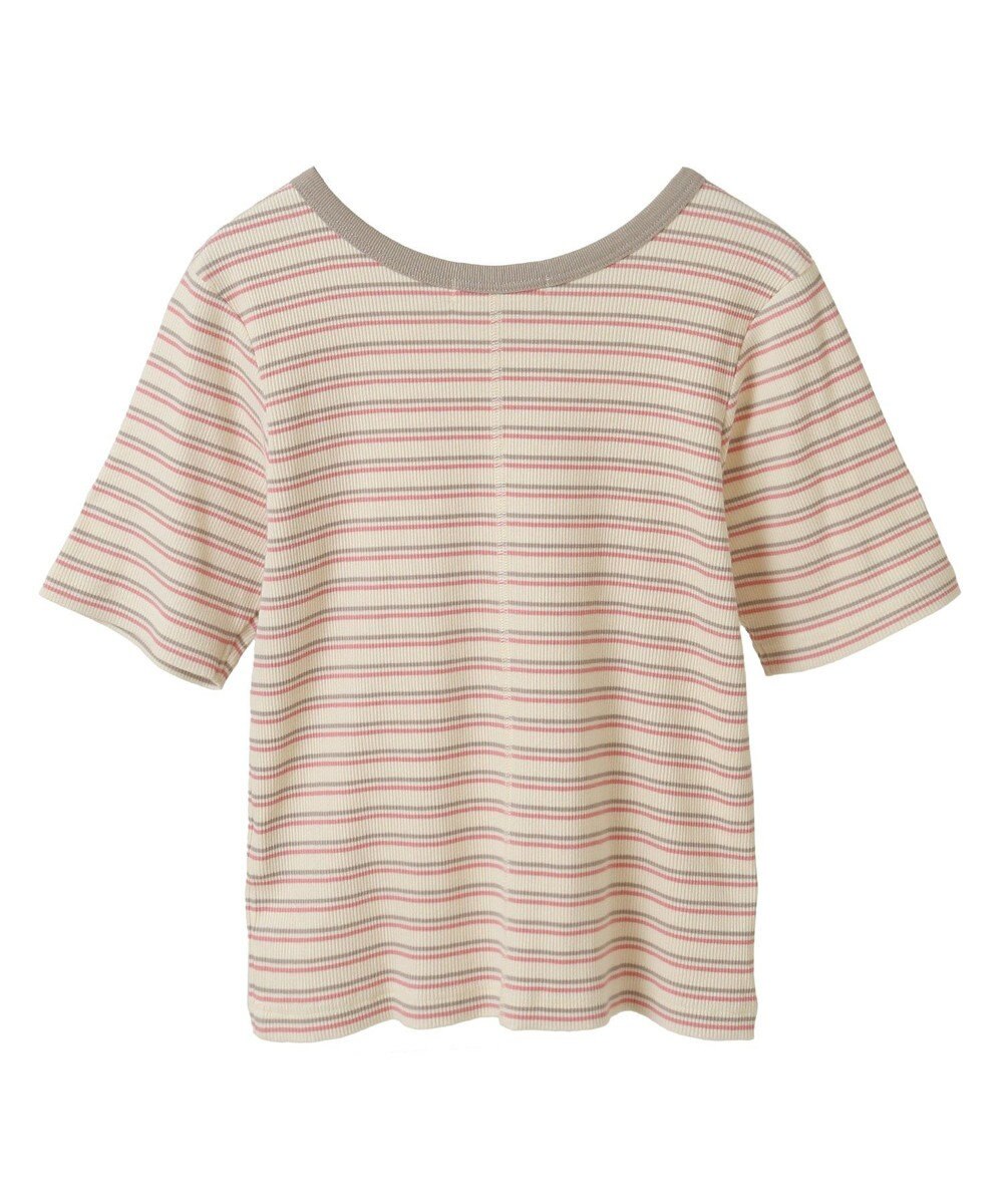 AMERICAN HOLIC リブ　５分袖トップス 