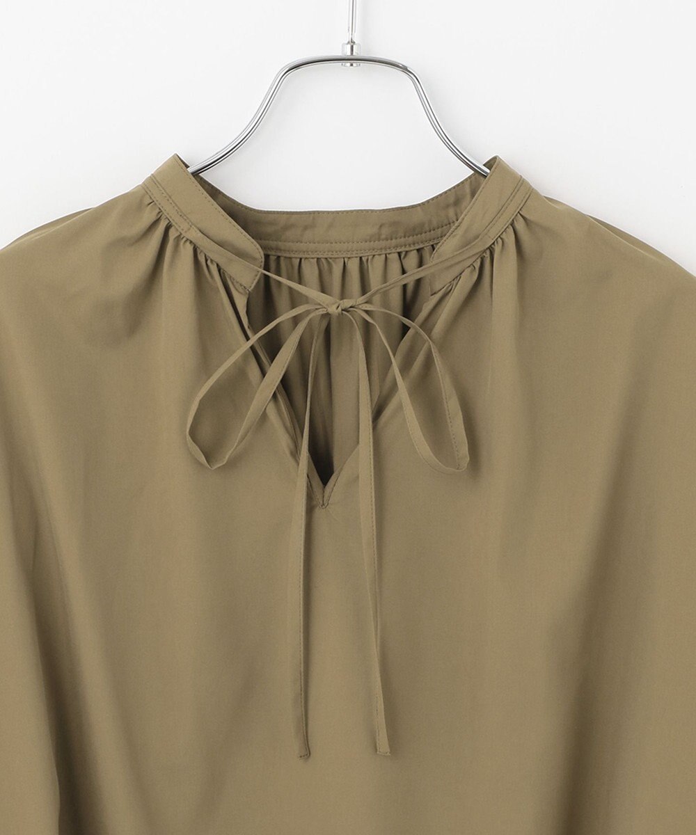 #Newans 【ANSWER for 男の子ママ】スリットネックパフスリーブブラウス 