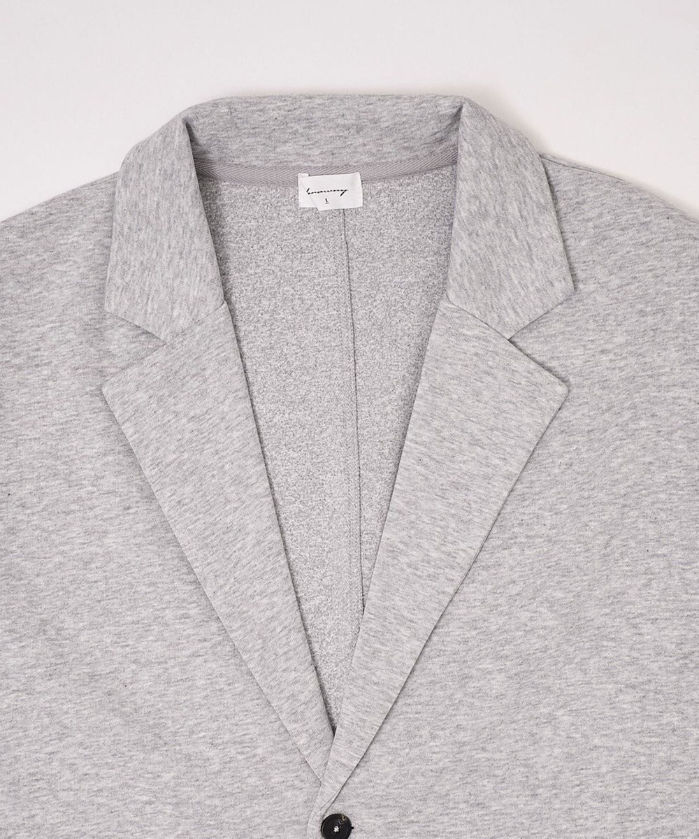 WEGO 【ユニセックス着用ITEM/MLサイズ展開】ボンディングスウェットテーラードジャケット 