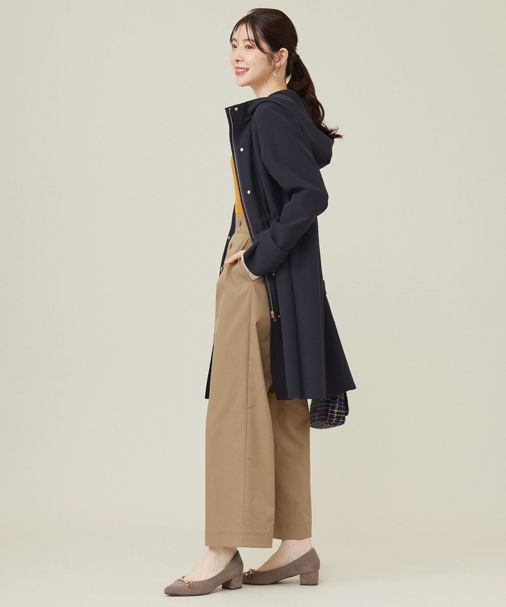 ANY SIS S 【洗える】フーデットロング アウター 