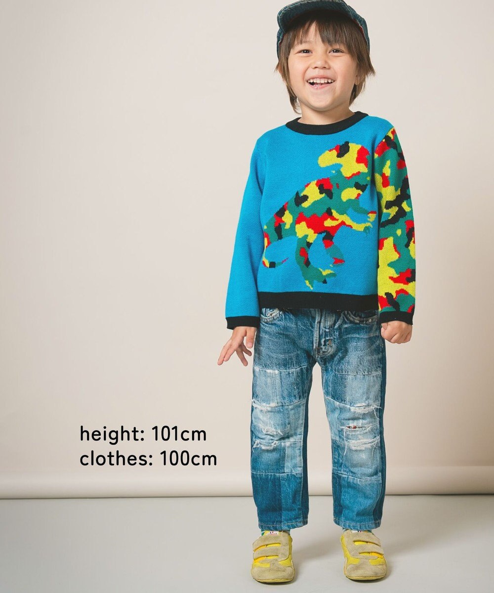 ami amie 恐竜カモフラプルオーバー145cm 