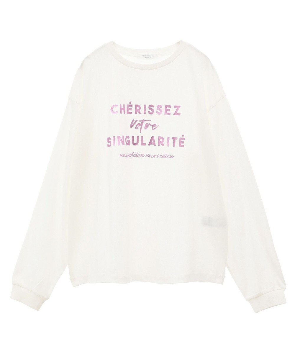 Green Parks 箔プリント長袖ロンＴＥＥ 