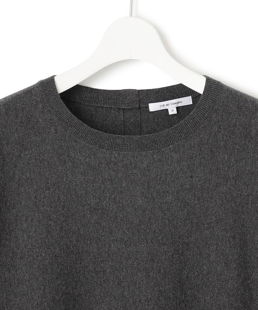 23区 【洗える/吊り干しOK】ヴィスコースストレッチ ドルマンスリーブ ニット 