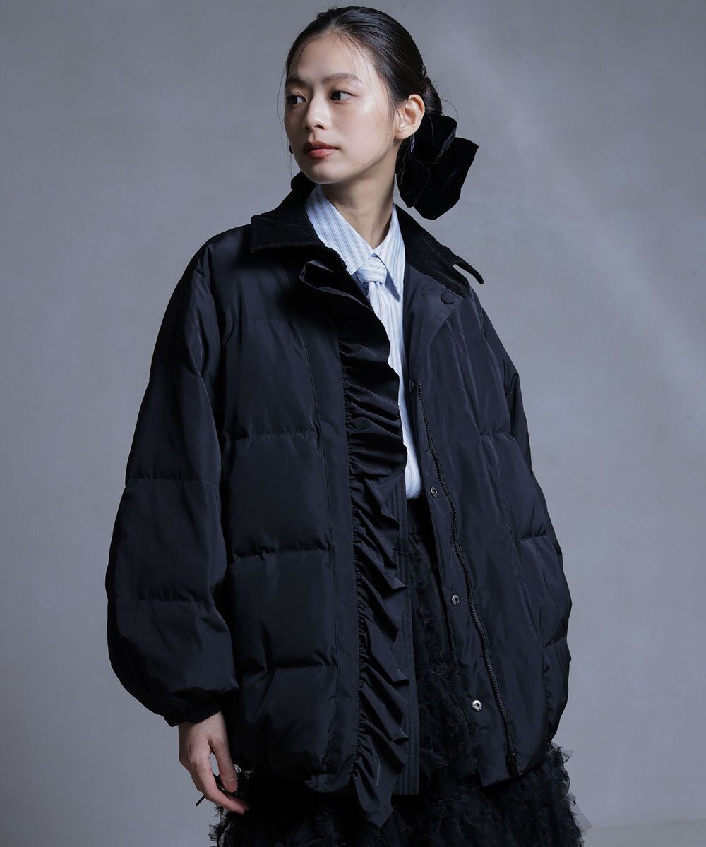 組曲 S 【加藤ローサさん着用】コットンタッチシャーティングボウタイ付き シャツ 