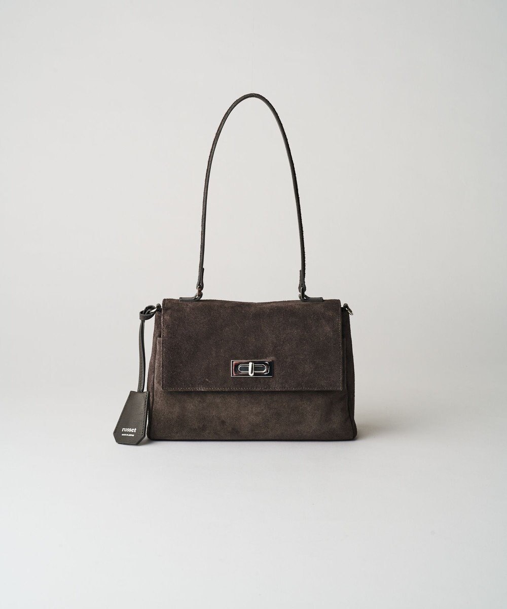 russet スエードフラップミニトートバッグ(CE-1722-WEB) 