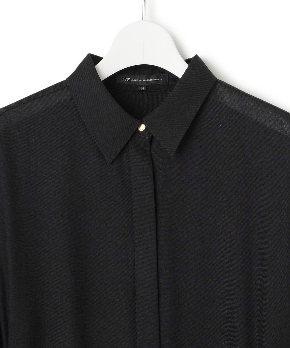 23区 【洗える】ウールシアービエラ ワンピース 