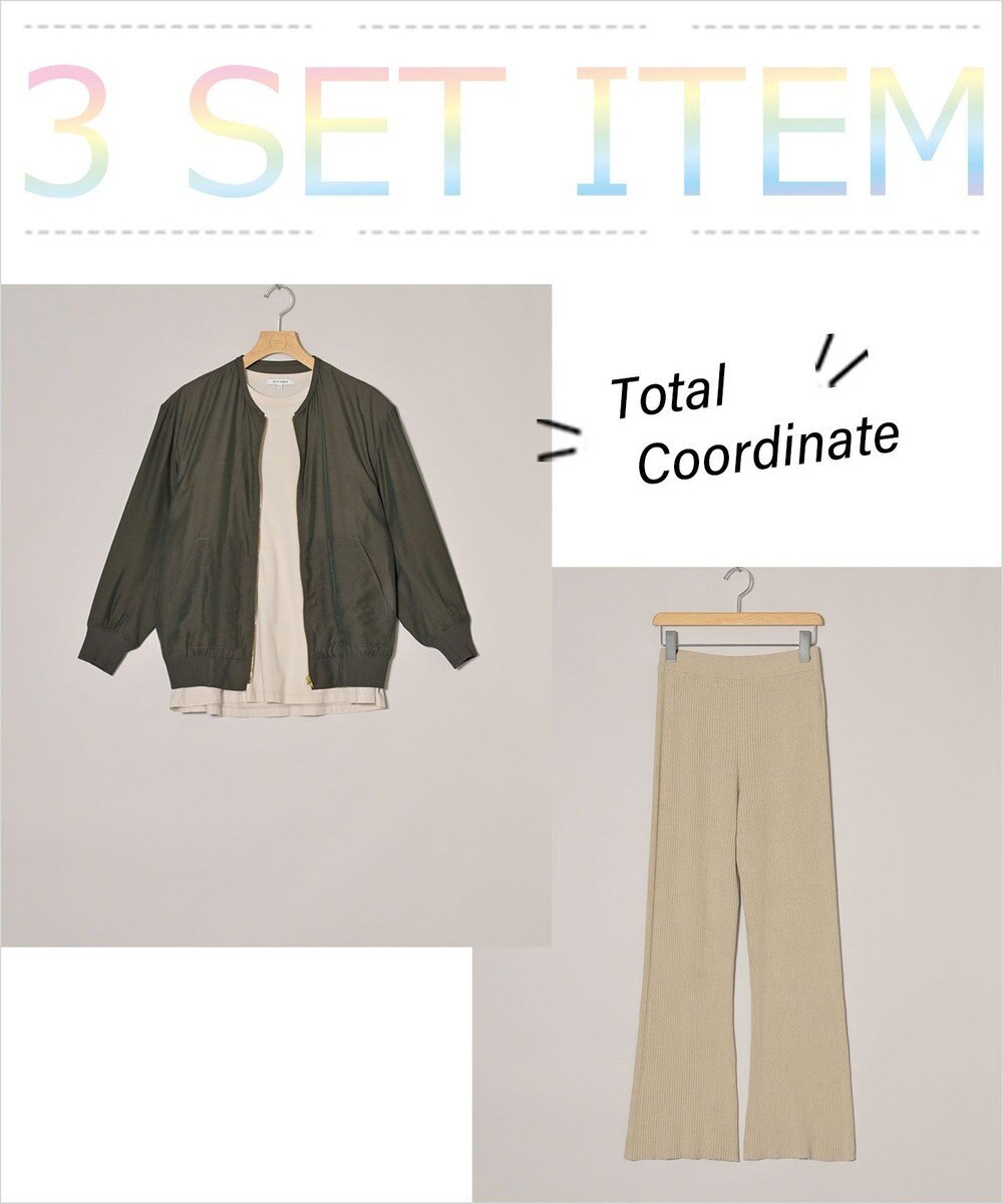 ONWARD Reuse Park 3セット商品/サイズ32【23区】ジャケット春夏×カットソー春夏×パンツ春夏 