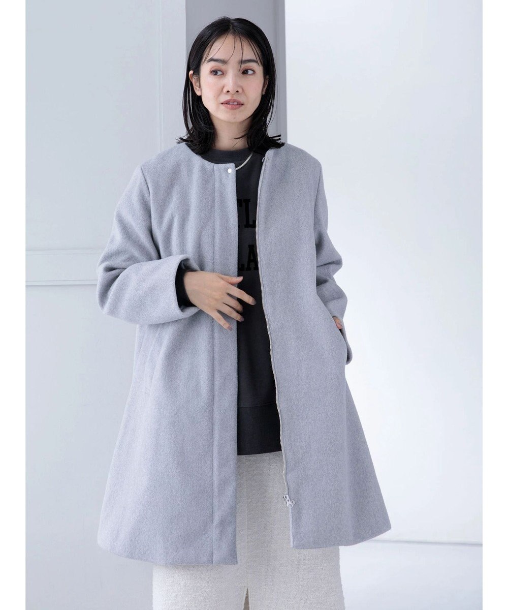 Green Parks ２ｗａｙフード取り外し比翼コート 