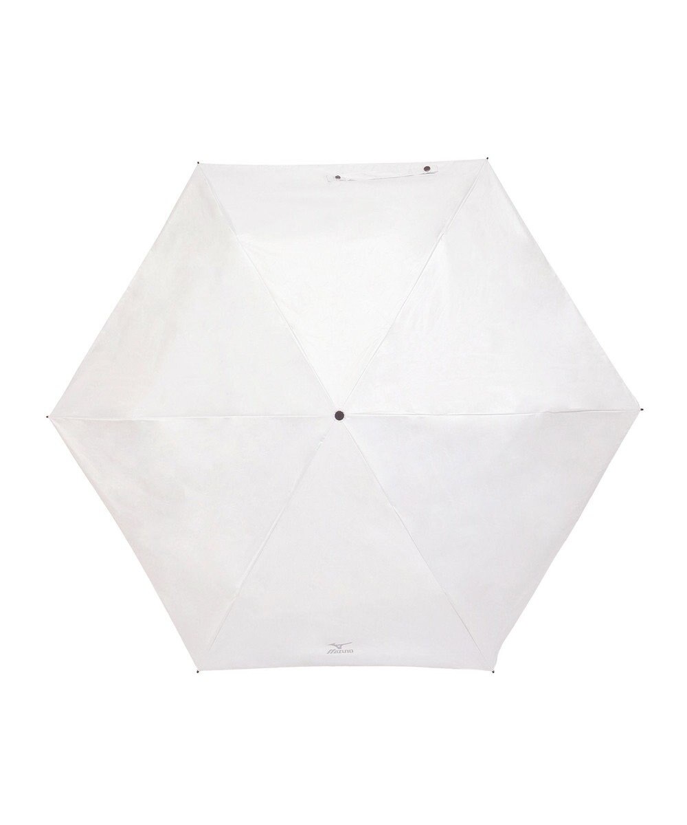 MOONBAT 【WEB限定】MIZUNO  (ミズノ) 無地 ロゴ 日傘 折りたたみ傘 パラソル 晴雨兼用 軽量 一級遮光  遮熱効果 遮光率100% UV遮蔽100% 