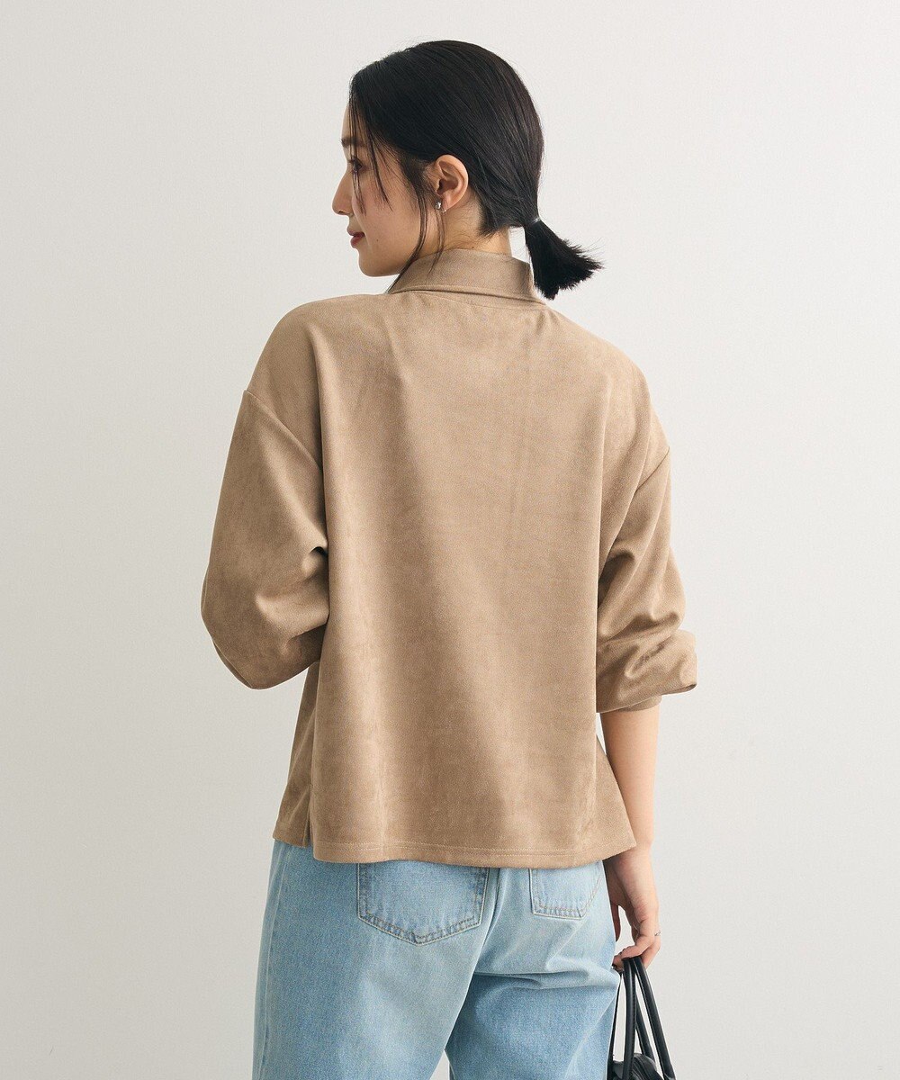 Green Parks ・ＳＵＧＡＲ　ＳＰＯＯＮ　スエードポンチハーフＺＩＰ 