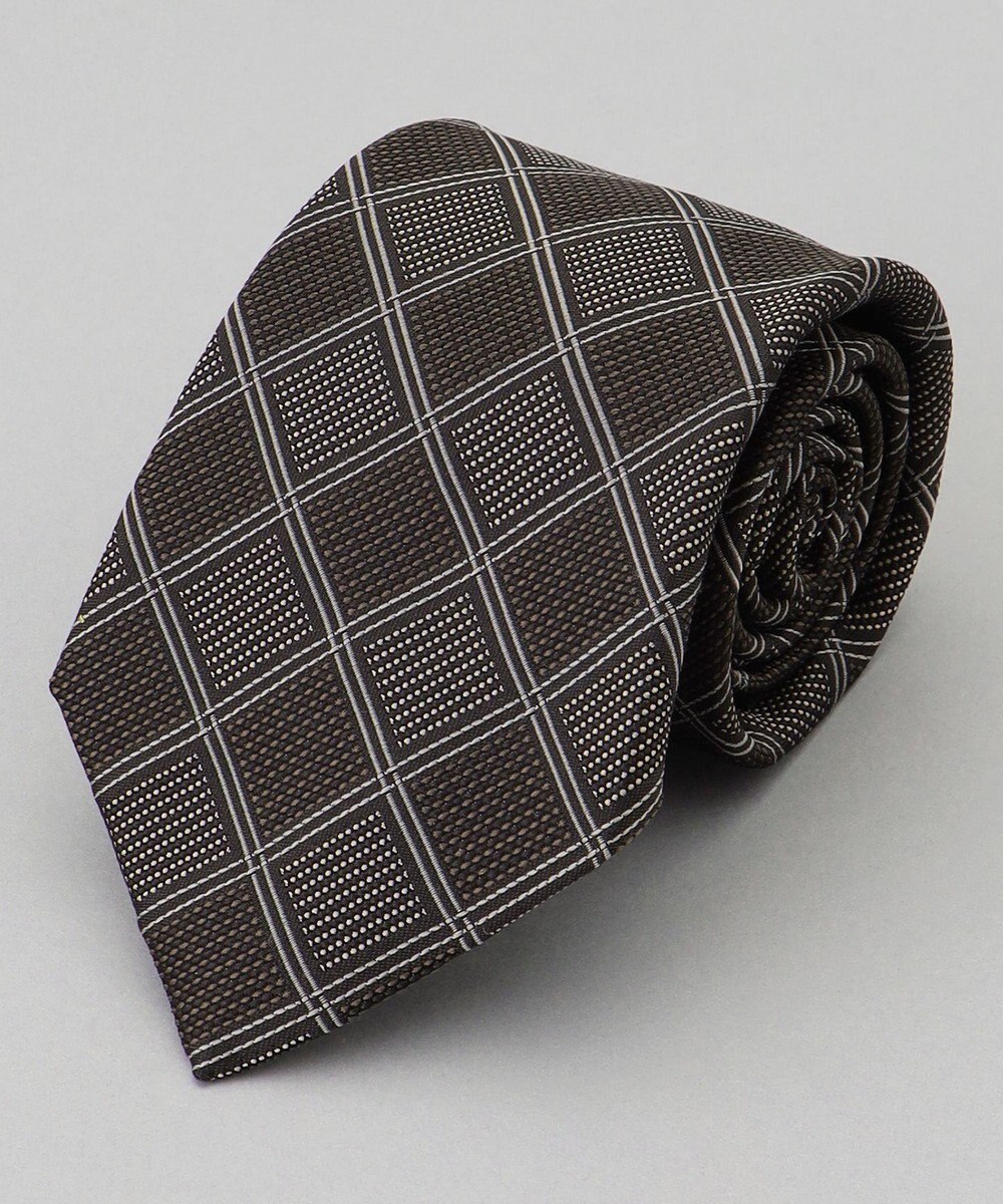 GOTAIRIKU GOTAIRIKU別注【日本製】シルク ネクタイ_格子柄 