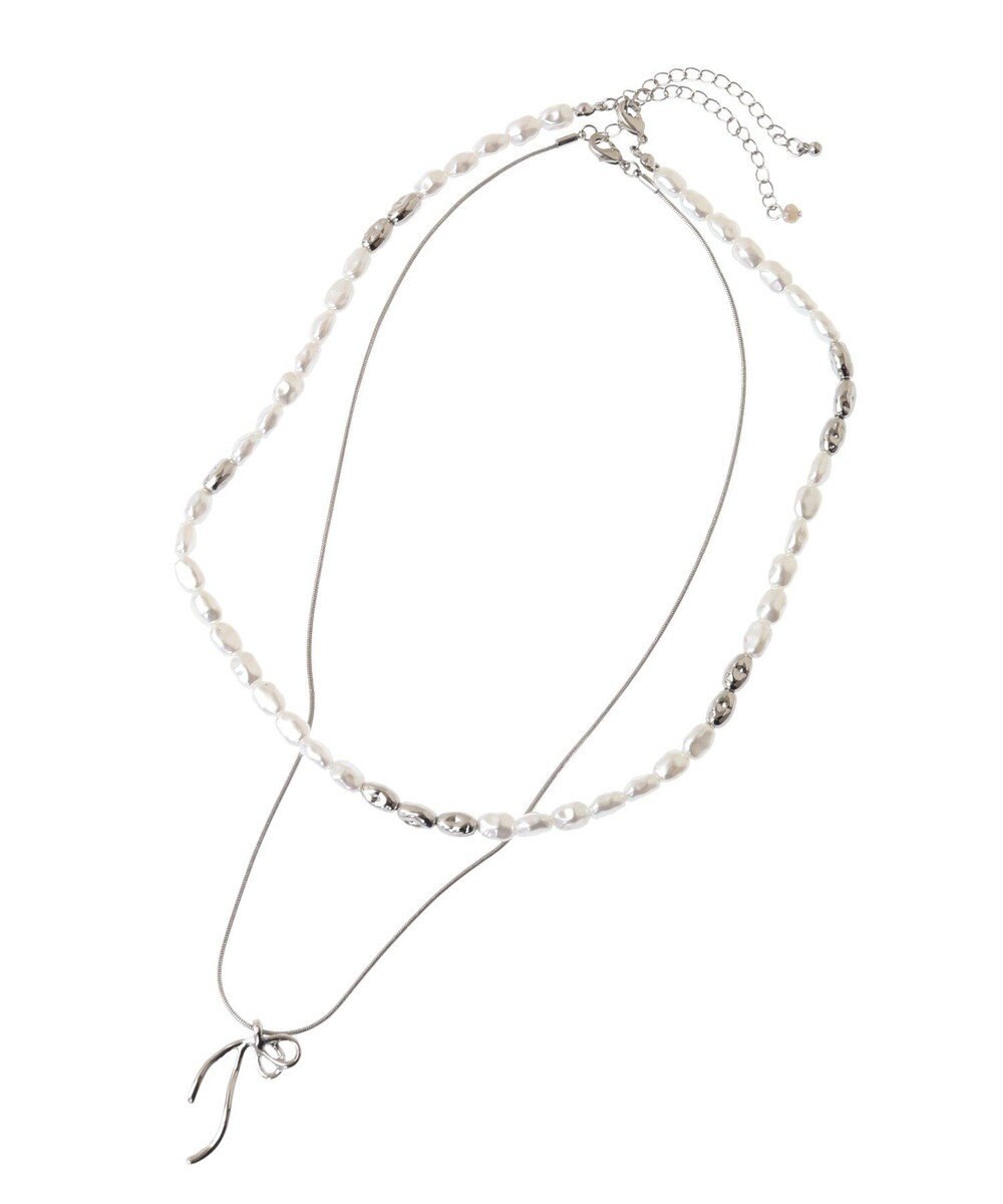 Green Parks ｅｖｅｒｙｗａｌｋ．３ＷＡＹリボンパールネックレス 