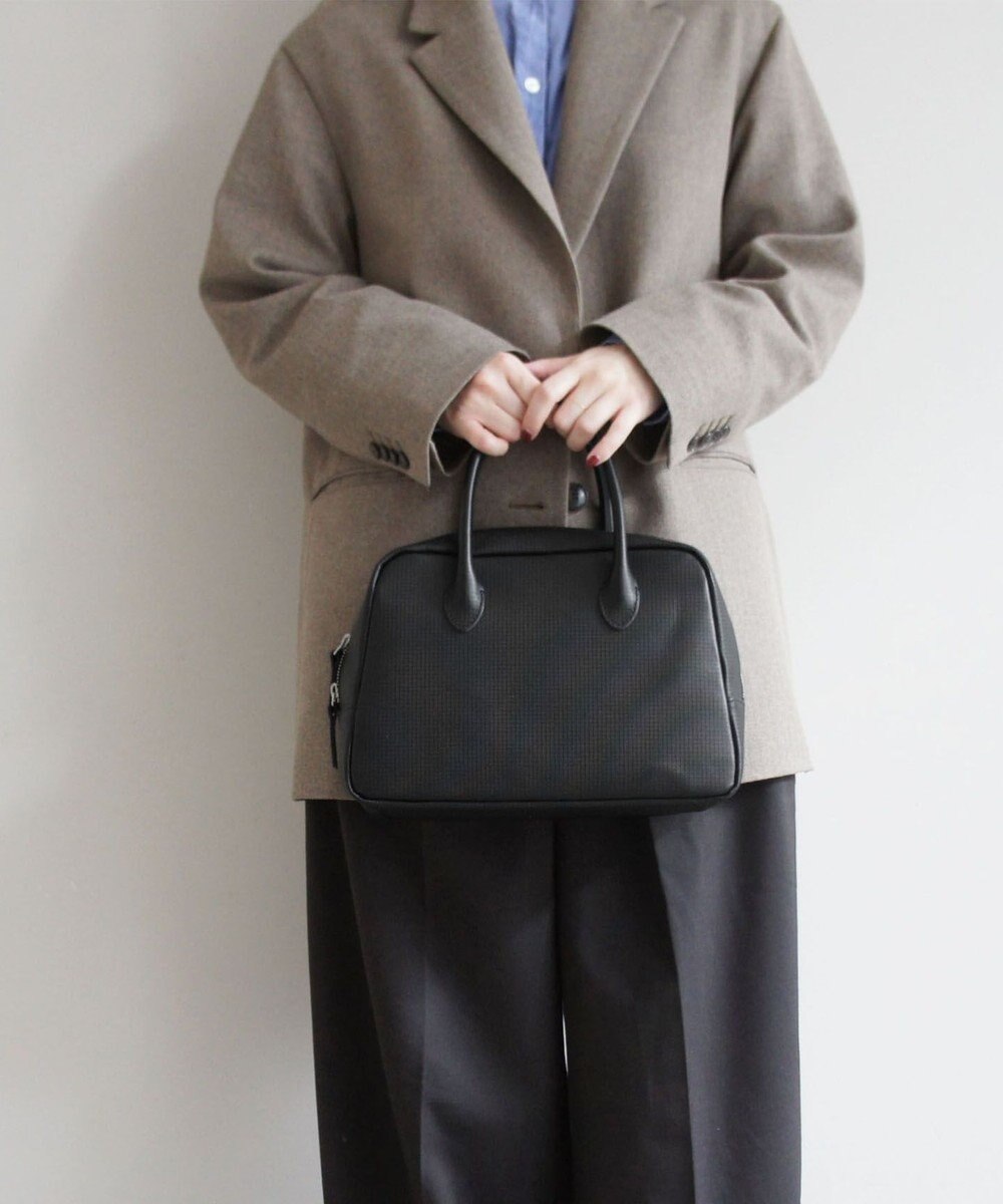 TIDEWAY MOSS グリッド ボストンバッグ M 