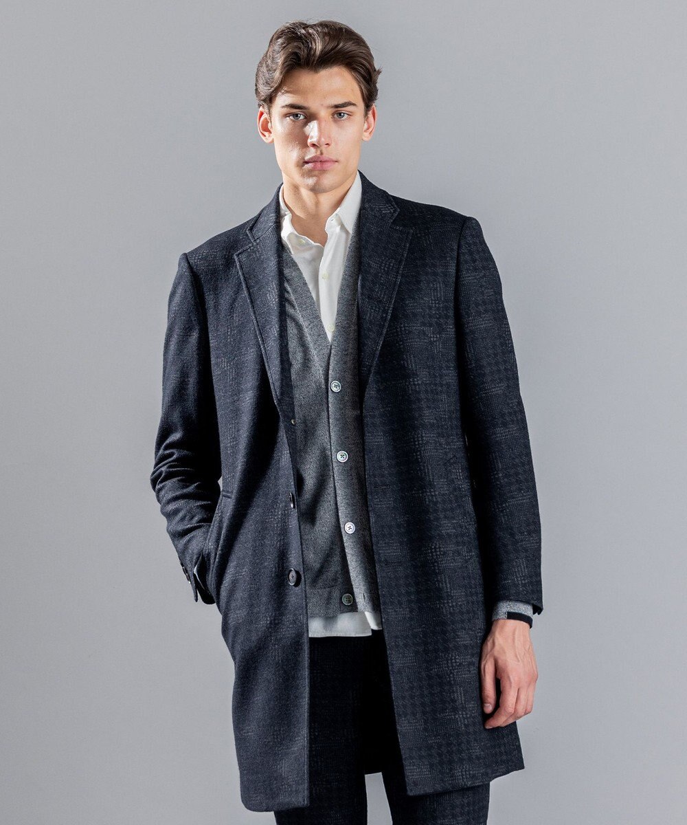 JOSEPH HOMME パッチジャガードジャージー　チェスターコート 