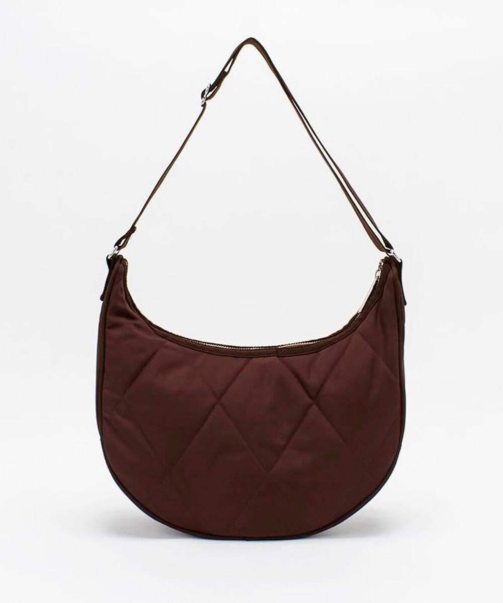 LeSportsac QUILT MD HOBO/チョコレートブラウンキルト 