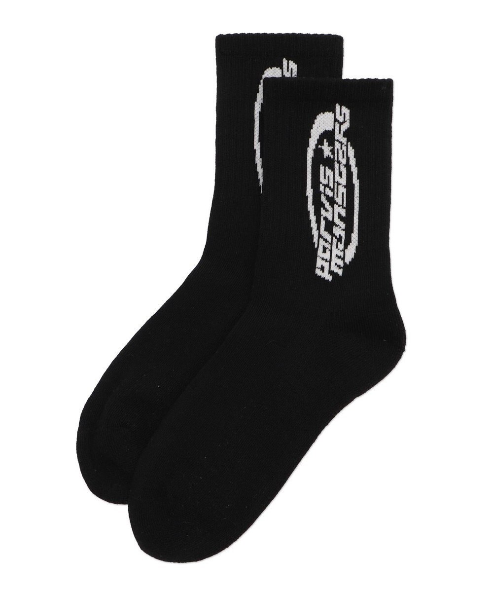 WEGO オーバルロゴデザインソックス 