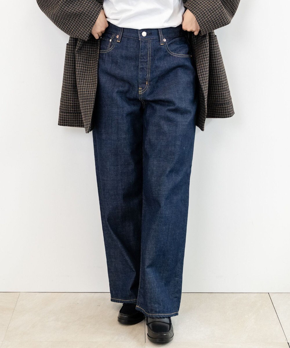 caqu FS wide boy's ワイドシルエットデニム 